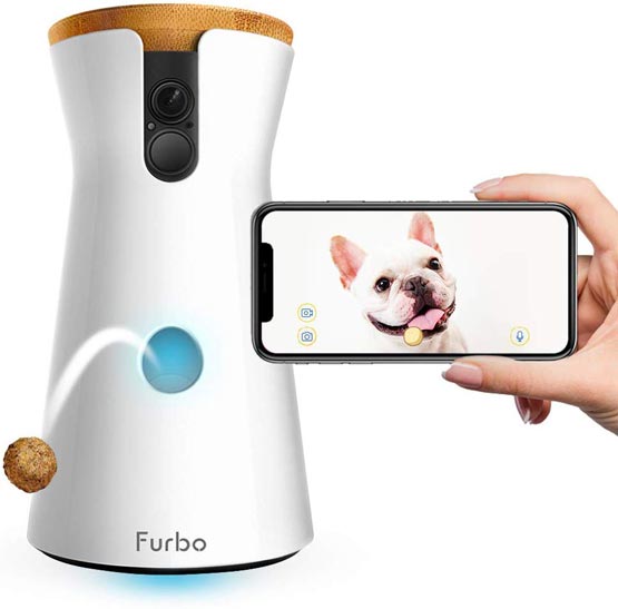 Caméra de surveillance d'intérieur pour animaux - ABC chiens